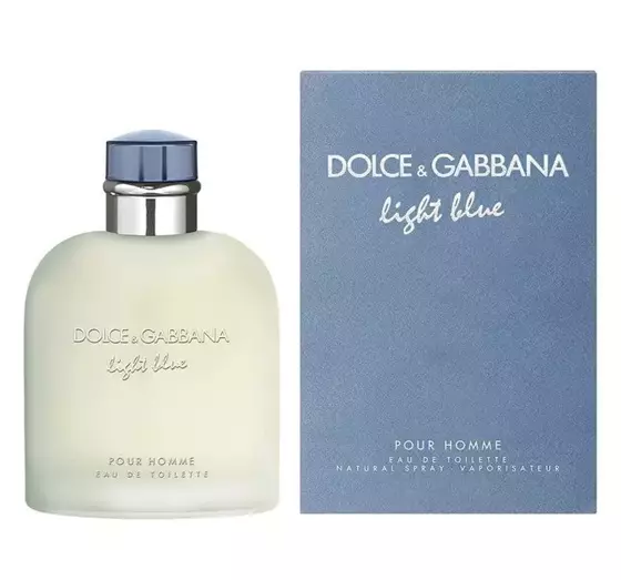 DOLCE & GABBANA LIGHT BLUE POUR HOMME WODA TOALETOWA SPRAY 200ML